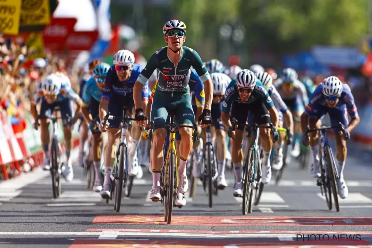 "Ik had kippenvel in zijn wiel": Wout van Aert reageert na knappe ritzege in Vuelta