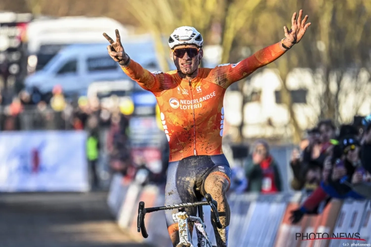 Mathieu van der Poel pakt zijn zevende wereldtitel: "Maar daar was ik wel heel bang voor"