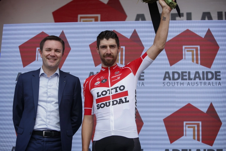 Thomas De Gendt toont opnieuw zijn aanvalslust in Tour Down Under: "Zevende keer dat ik deze etappe afwerkte, vijfde keer in de ontsnapping"