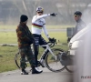 ? Helikopter verstoorde de voorbereiding van Wout van Aert op het BK, die bijna de start miste