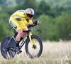 Wout van Aert houdt leiderstrui na tweede plaats in tijdrit van Dauphiné