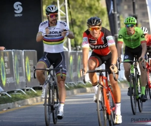 Greg Van Avermaet reageert na cynisch applausje van Peter Sagan aan adres van olympische kampioen