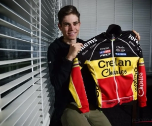 Opvallend: Wout Van Aert mag in Otegem niét met zijn Belgische kampioenentrui starten