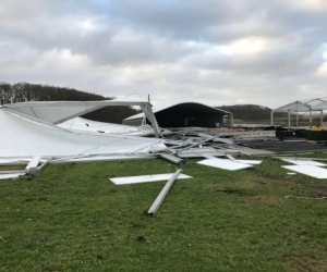 Het noodweer in Nederland heeft ook zijn invloed op de GP Adrie van der Poel in Hoogerheide