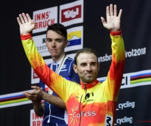 Slechts één renner was ouder dan Alejandro Valverde toen hij de regenboogtrui veroverde