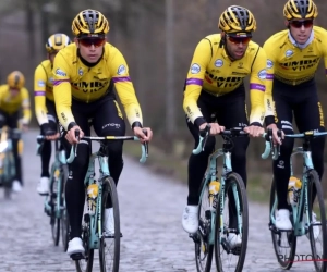 ? IN BEELD: Wout Van Aert verkent de Omloop... in het truitje van Jumbo-Visma