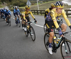 Topfavorieten meteen op de afspraak in Vuelta: Roglič rondt het af na sterk werk van Kuss en is eerste leider