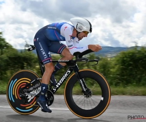 Eerste achtervolger van Van Aert in Dauphiné-klassement is renner van Quick-Step: "Hoop dat er nog resultaten volgen"