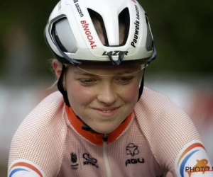 Ook achterstand na een fietswissel houdt Fem van Empel niet van de Europese titel bij de vrouwen