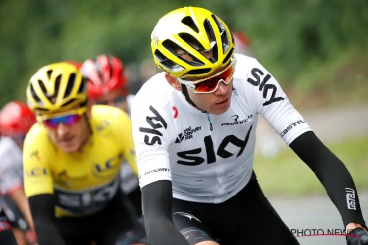 Ook Froome ging mee tegen de vlakte, maar die heeft al bij al goed nieuws