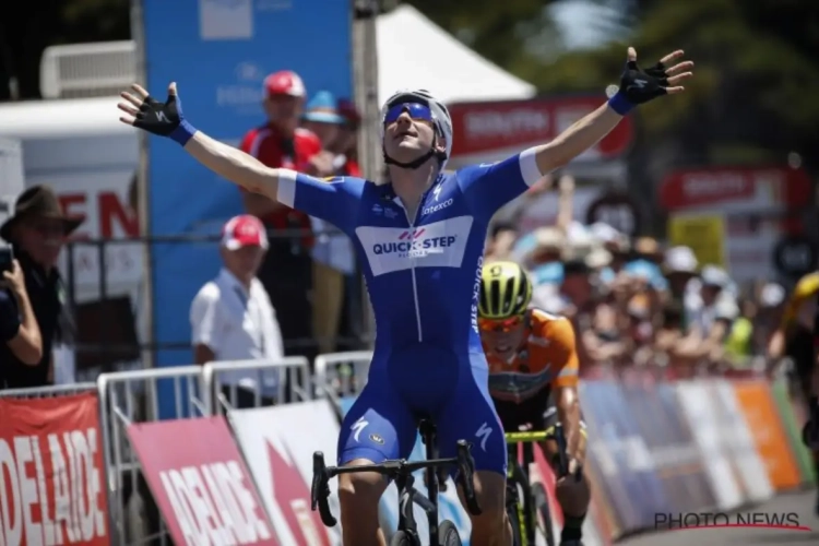 Ook Quick-Step Floors schiet een eerste keer raak in de Tour Down Under