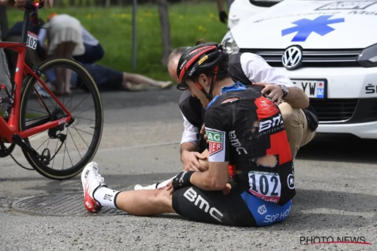 Ploegmaat van Greg Van Avermaet mist de Giro door gebroken sleutelbeen en ribbreuk