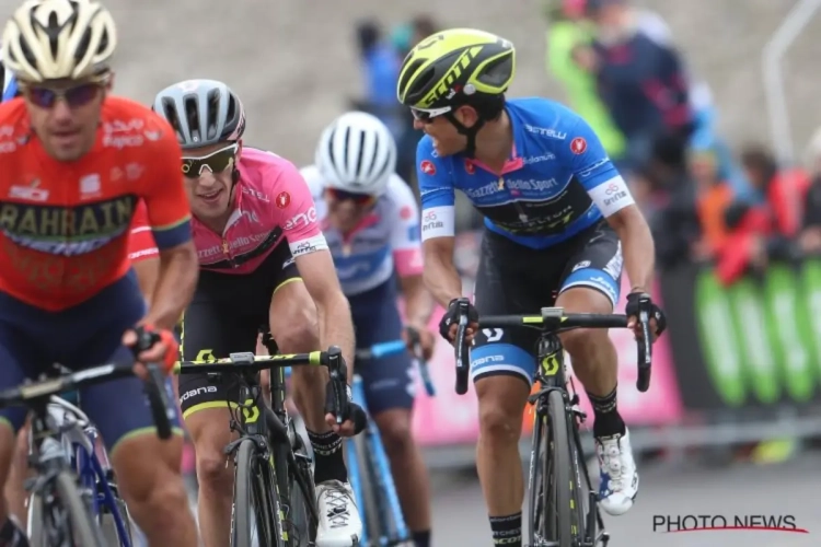 Nummer twee in Giro-klassement wordt helemaal in de vernieling gereden en mag podiumplek vergeten