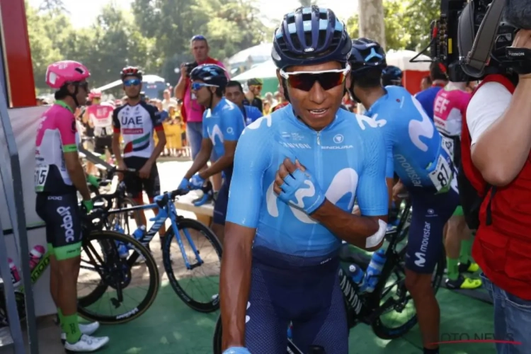 Nairo Quintana dankt God en de Maagd van de Mirakels