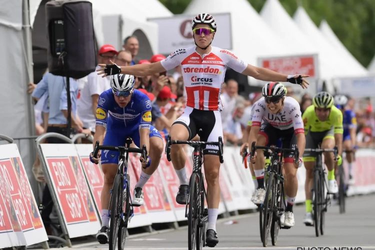 Tim Merlier toont zich ook op nationaal kampioenschap Belgische sprintkoning, ook medaille voor Wout van Aert