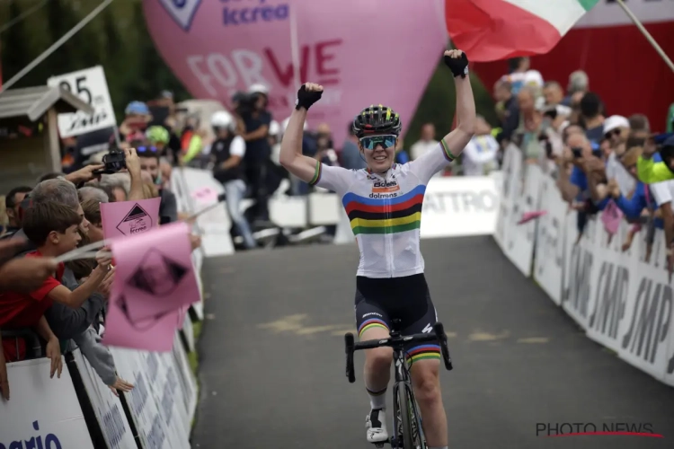 Wereldkampioene wint voorlaatste etappe in Giro Rosa, Van Vleuten lijkt zeker van eindwinst