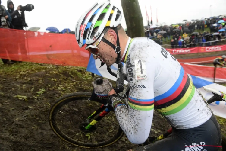 Mathieu van der Poel aan het feest in Kortrijk: "Een heel geslaagde editie, het was een moeilijke cross"