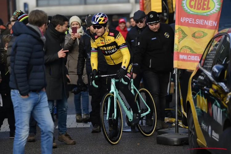 Van Aert kon genieten van primeur in Loenhout