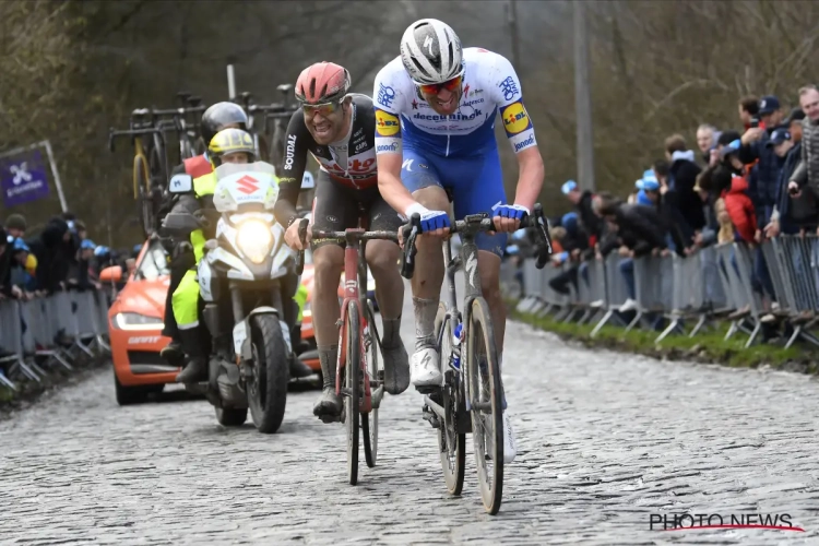 Producent wielerkledij Deceuninck-Quick.Step en Lotto Soudal bezig met het maken van mondmaskers