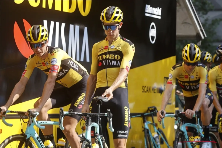 Ploeg van Wout van Aert ging trainen op tweede rustdag en heeft al zeker geen coronaproblemen