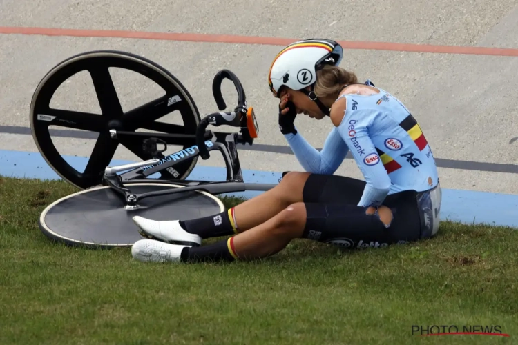 Vreselijk pech voor Shari Bossuyt: nummer drie van BK op de weg heeft sleutelbeenbreuk opgelopen