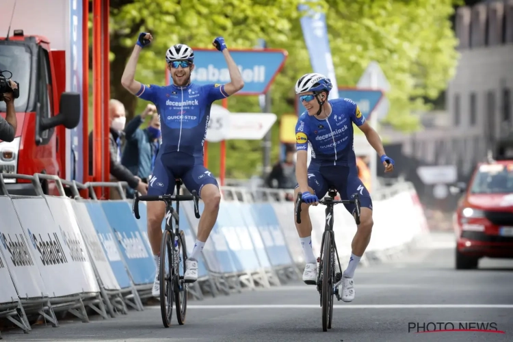 Ritwinnaar van Deceuninck-Quick-Step heeft lovende woorden voor ploegmaat die tweede werd: "Zonder hem had ik het niet gehaald"