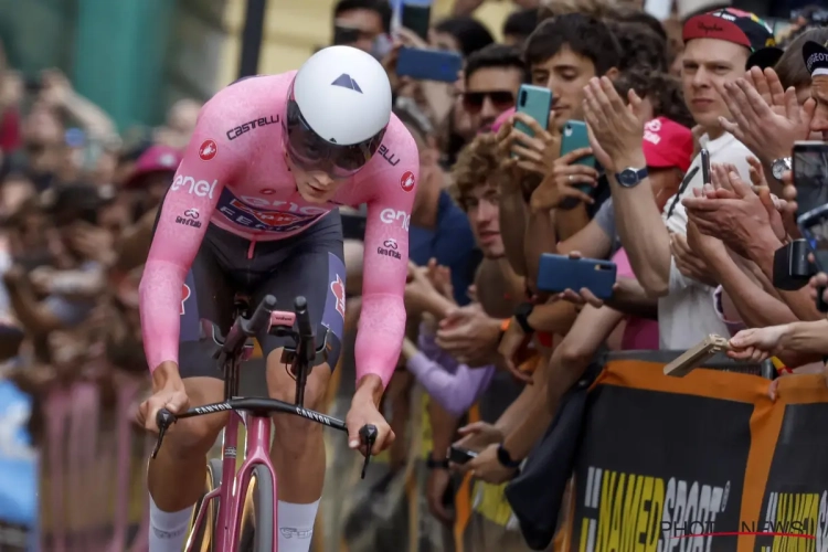 Van der Poel tevreden met tijdrit en extra dag in het roze: "Voor zulke prestatie zou ik vooraf getekend hebben"