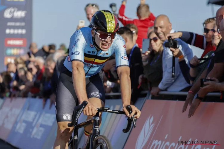 Arnaud De Lie onthult tactiek van de Belgen op het EK: "Dit zei ik tegen Van Aert op 5 kilometer"